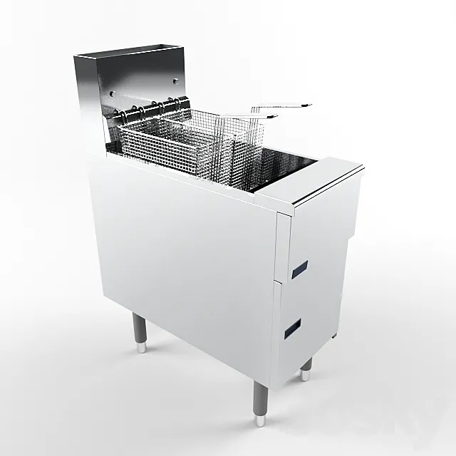 Deep frying SG14S with Options 3D Model