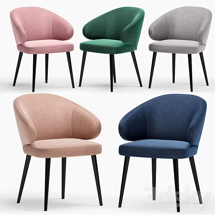 Deep House Chair Bilbao. Part 52294 3D Model