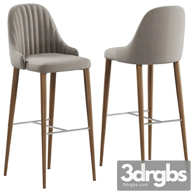 Deephouse barstool bary 2 3D Model Free