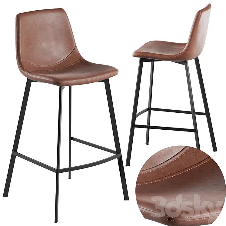 Deephouse barstool Dresden 3D Model