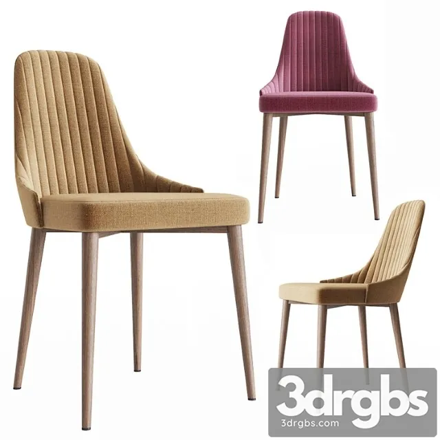 Deephouse bary dining chair 2 3D Model Free