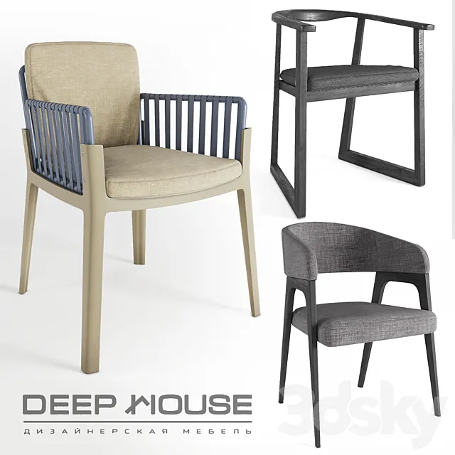 deephouse chair 3 3DModel