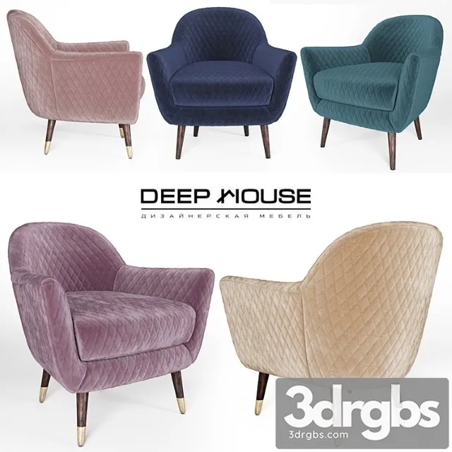 Deephouse chair 4 3D Model Free