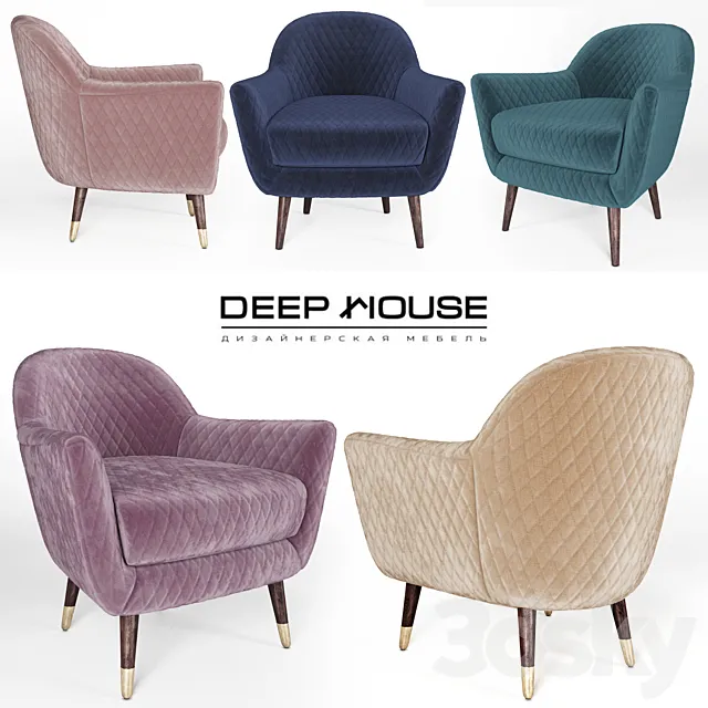 deephouse chair 4 3DModel