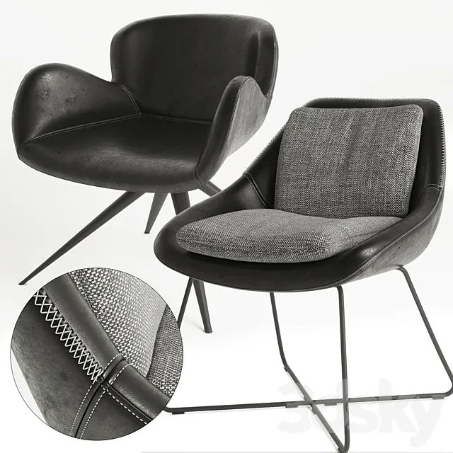 deephouse chair 6 3DModel