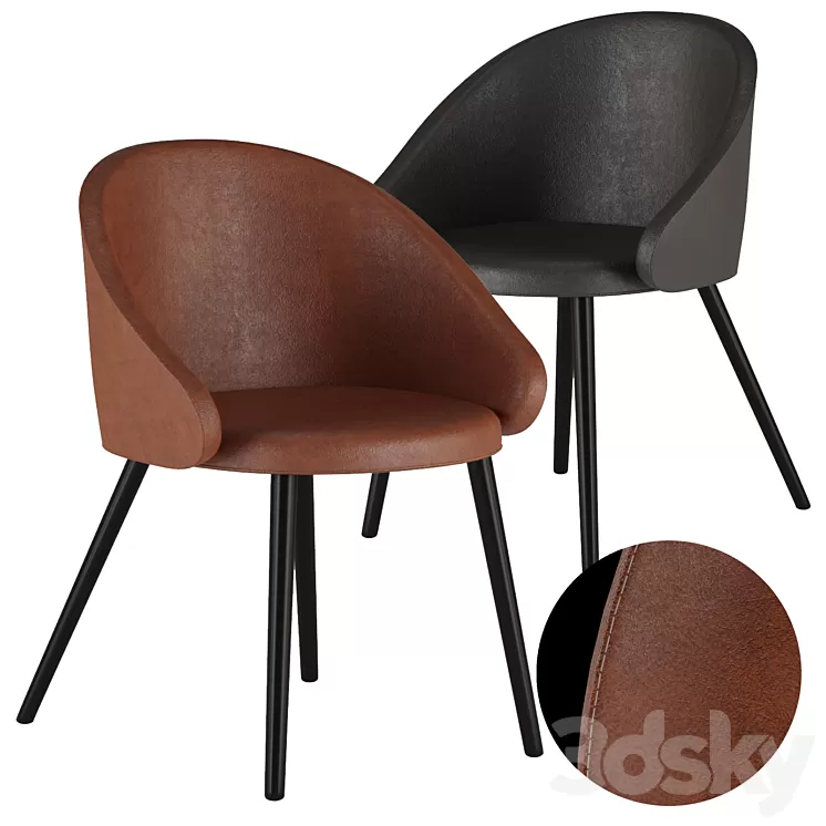 Deephouse Chair Biaritz 3D Model