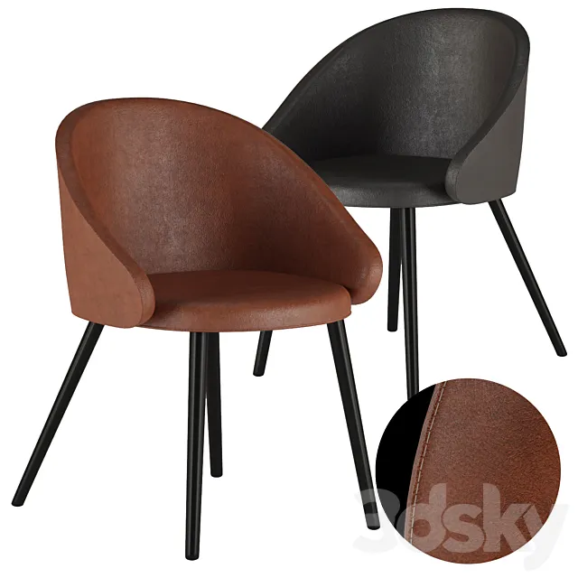 Deephouse Chair Biaritz 3DModel