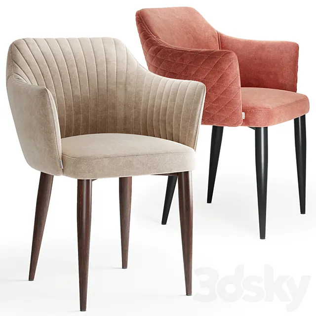 deephouse chair brooklyn 3D Model