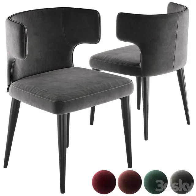Deephouse Chair Luxembourg 3D Model