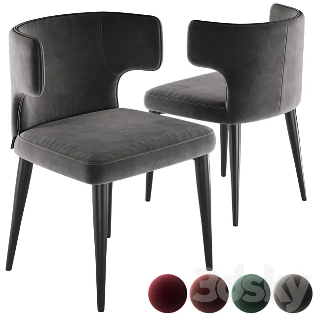 Deephouse Chair Luxembourg 3D Model