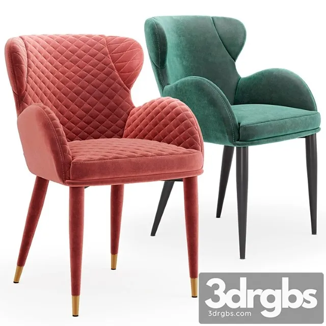 Deephouse chair morgan_3 2 3D Model Free