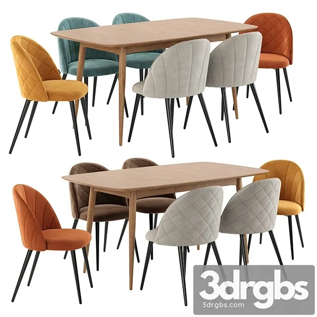 Deephouse Dining Chair Paris 3D Model Free