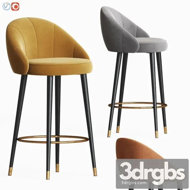 Deephouse Ferrara Barstool 3D Model Free