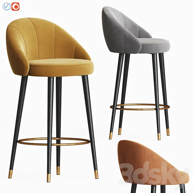 Deephouse ferrara barstool 3DModel