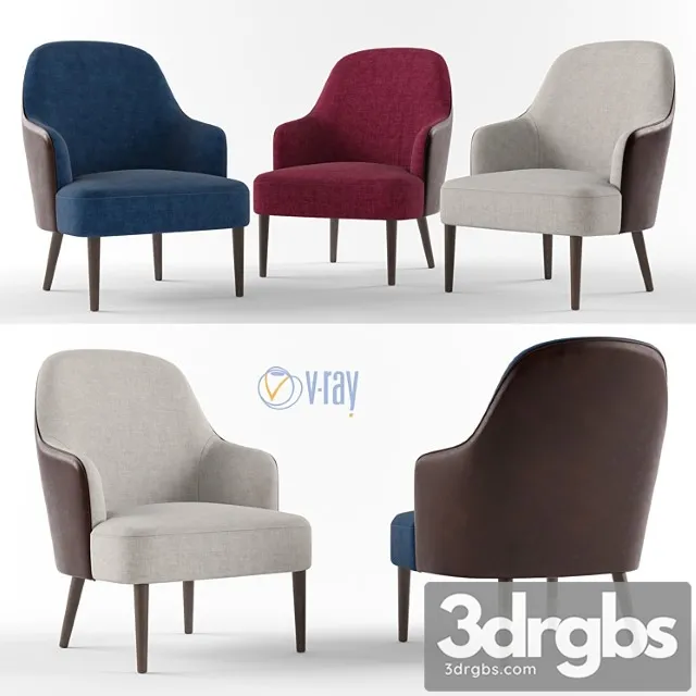 Deephouse Kreslo Frankfurt 1 3D Model Free