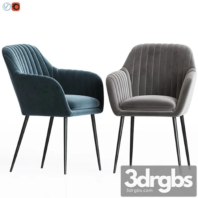 Deephouse lausanne chair 2 3D Model Free