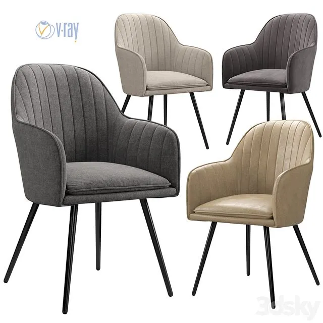 Deephouse. Lausanne's chair 3D Model