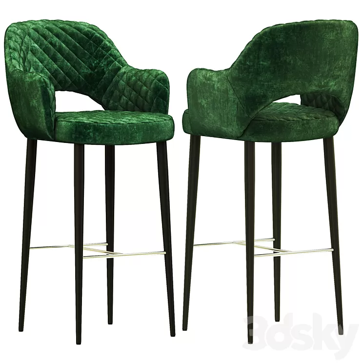 Deephouse Martin Bar Stool 3D Model