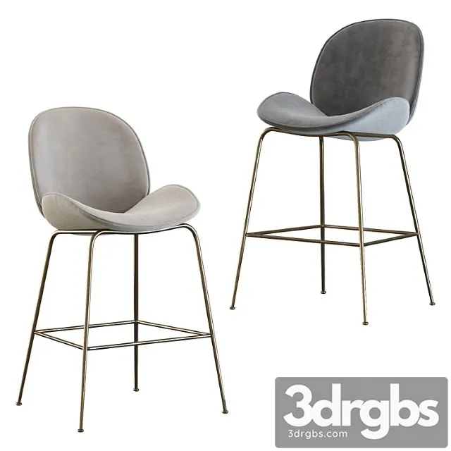Deephouse san-remo barstool 2 3D Model Free
