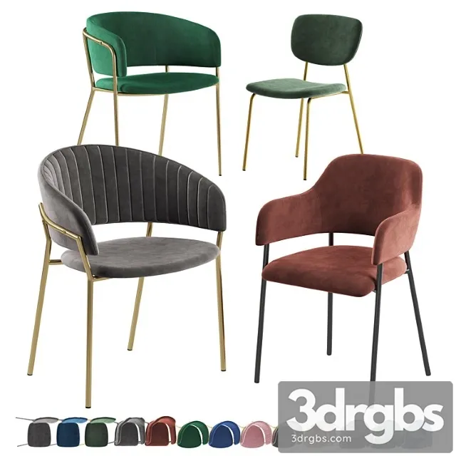 Deephouse Stul Livorno Piza Kerner La Forma Konnie 3D Model Free