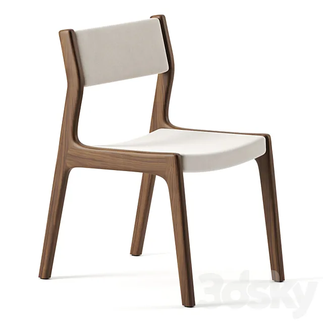 Deer Armless chair by Autoban 3D Model