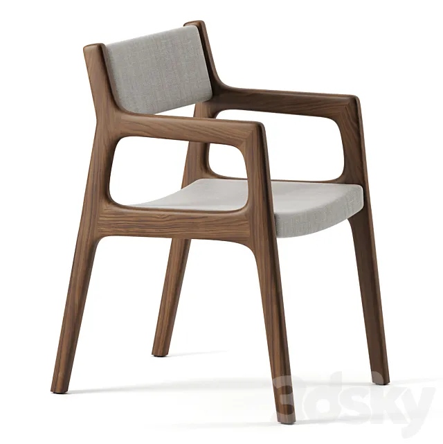 Deer chair by Autoban 3D Model
