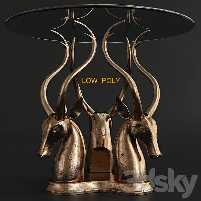 Deer coffee table 3DModel
