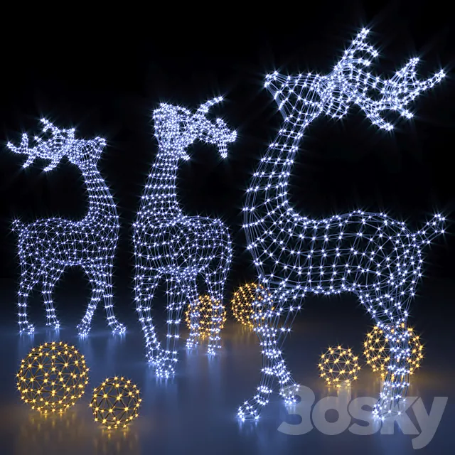 Deer garland Free Download