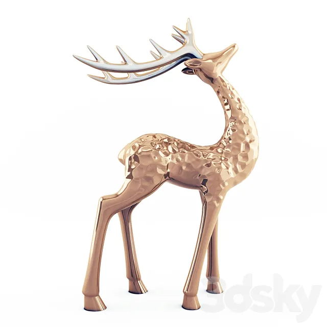 Deer statuette 3DModel