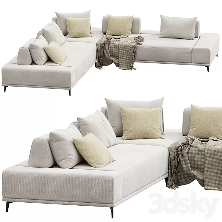 DEFINE Modular Sofa Module 03x05x03 3D Model