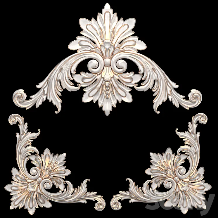 Dekor new 665 3D Model Free