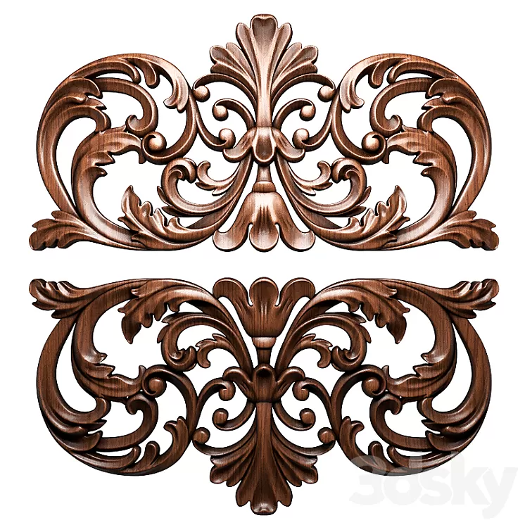 Dekor Wood 2 3D Model