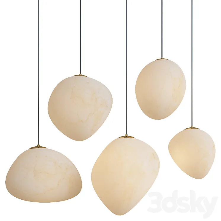 Dekorfine GALET Pendant 3D Model Free