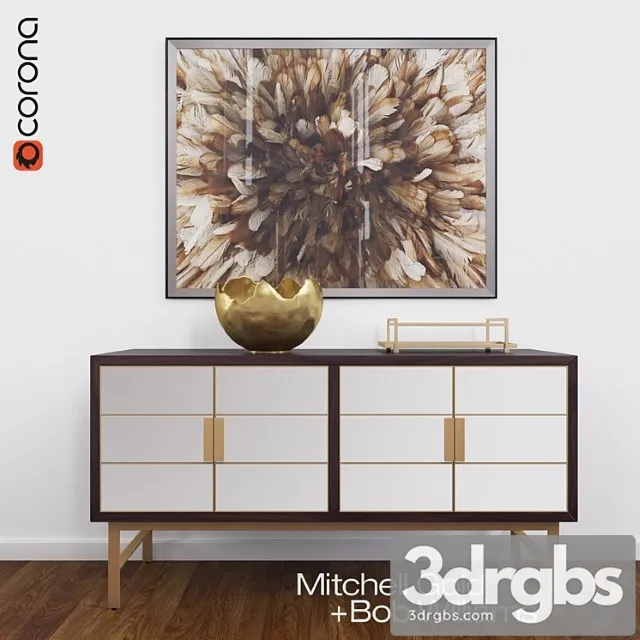 Delaney Buffet By Mitchell Gold And Bob Williams 3D Model Free