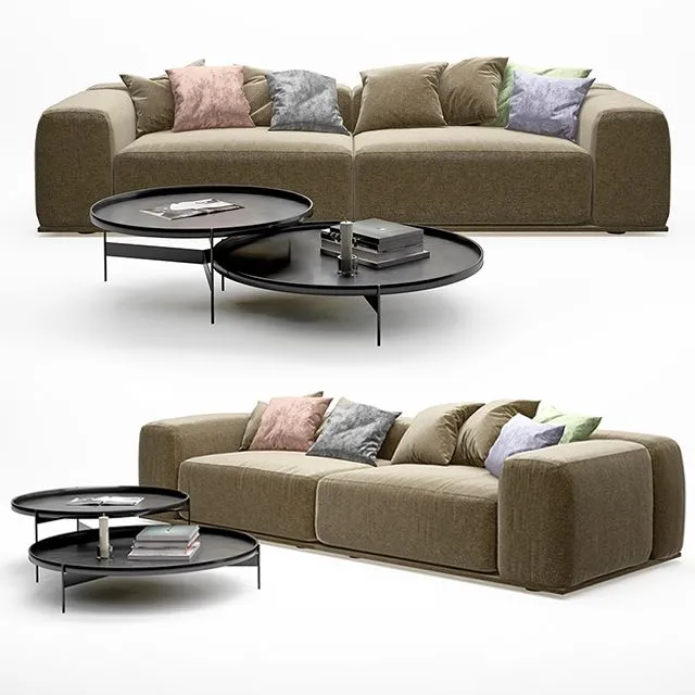 Delano de Pianca Sofa 1 3D Model