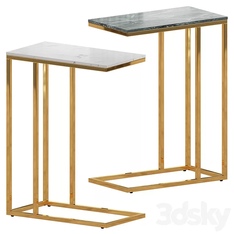 Delavan C Table End Table 3D Model