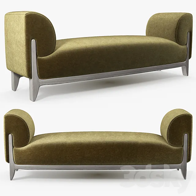 Delcourt - Bob meridienne daybed 3DModel