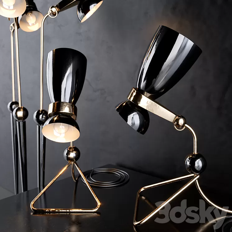 Delightfull Amy table lamp 3D Model