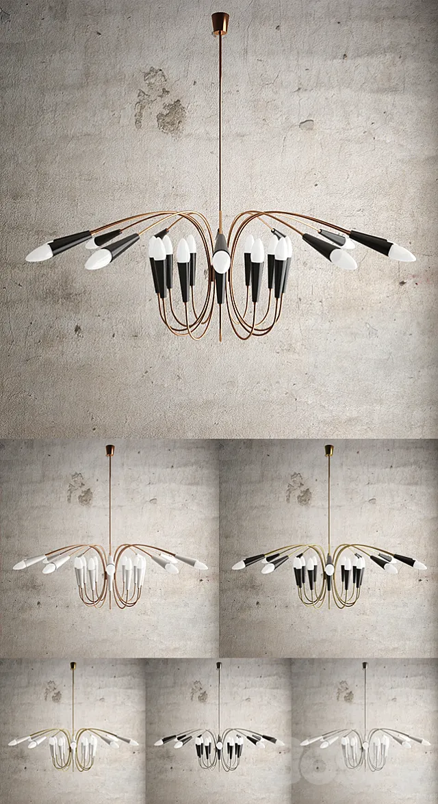 Delightfull Aretha Chandelier 3DModel