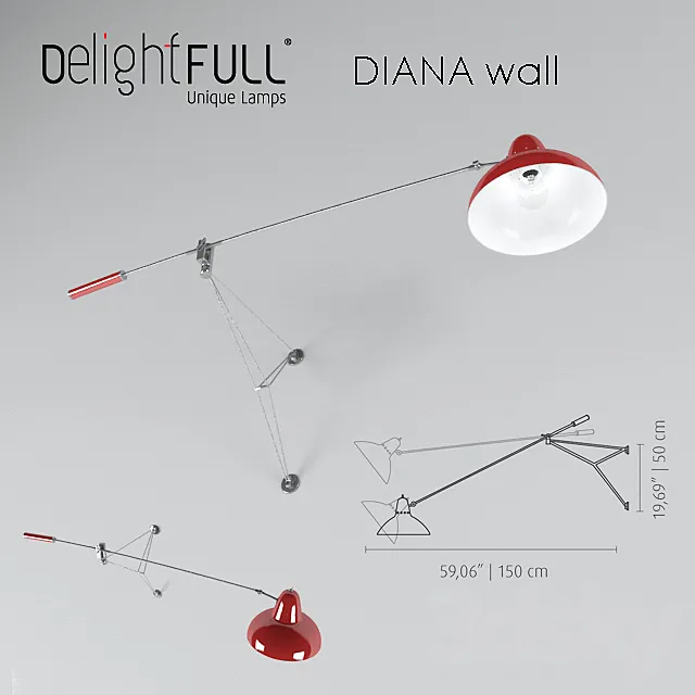 DELIGHTFULL \ Diana wall 3D Model