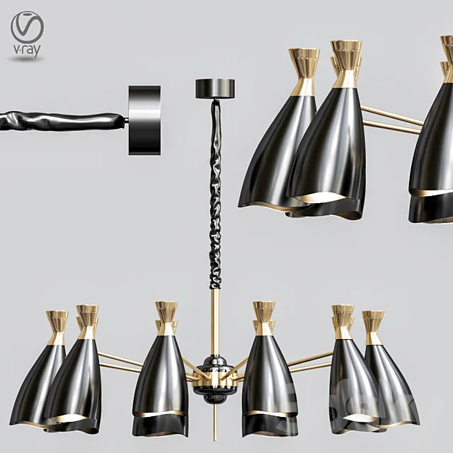 Delightfull duke chandelier 3DModel