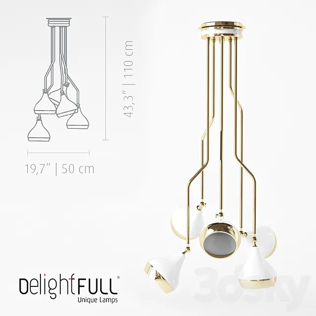 Delightfull Hanna SUSPENSION 3DModel