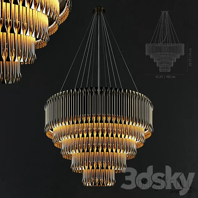 DELIGHTFULL MATHENY | SUSPENSION 3D Model
