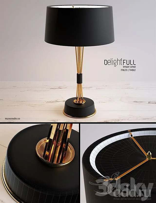 Delightfull – Miles Table light 3DModel