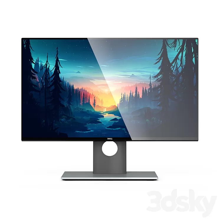 Dell UltraSharp U2718Q 27 ' 3D Model