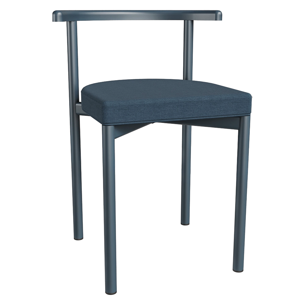 Delo - Chair upholstered Nra 3D Model