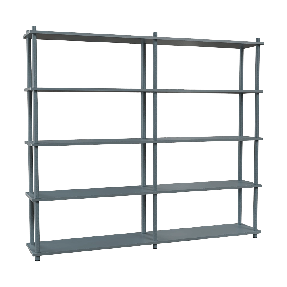 Delo - Rack with 5 shelves large Prost 3D Model