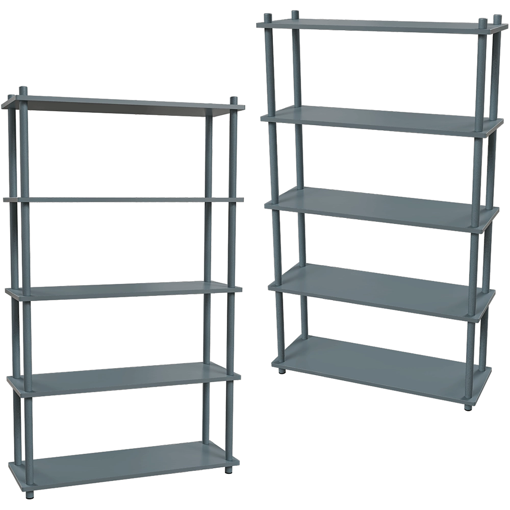 Delo - Rack with 5 shelves small Prost 3D Model