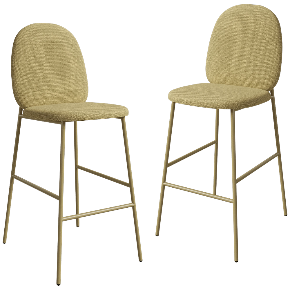 Delo - Semi-bar stool Sok 3D Model