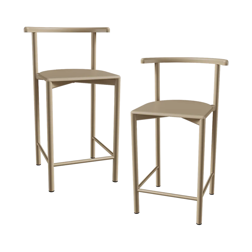 Delo - Semi barstool Nra 3D Model